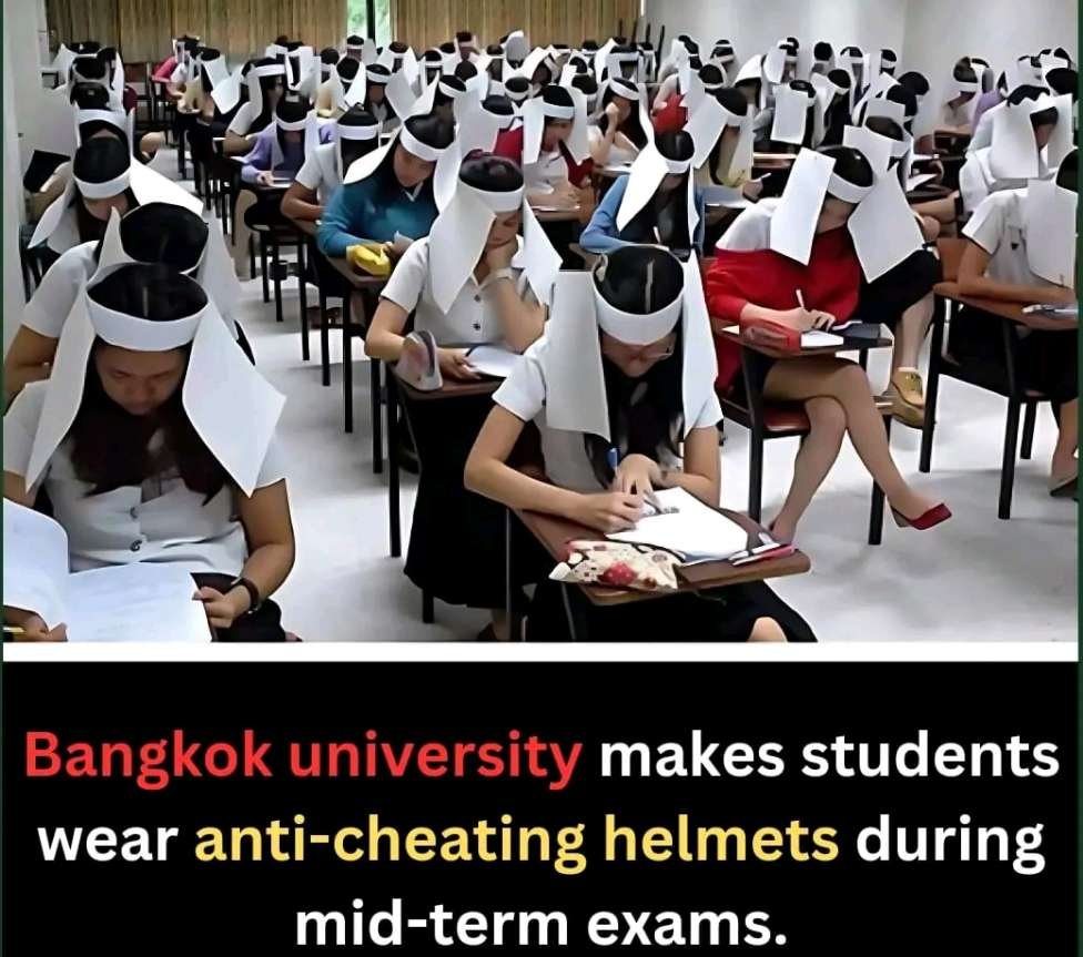 Topi Anti-Meniru: Inovasi Unik Universiti Bangkok dalam Peperiksaan