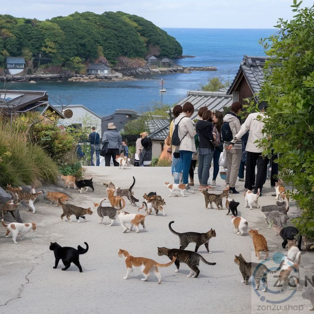 Tashirojima: Pulau Kucing di Jepun Ikon Pelancongan Dunia