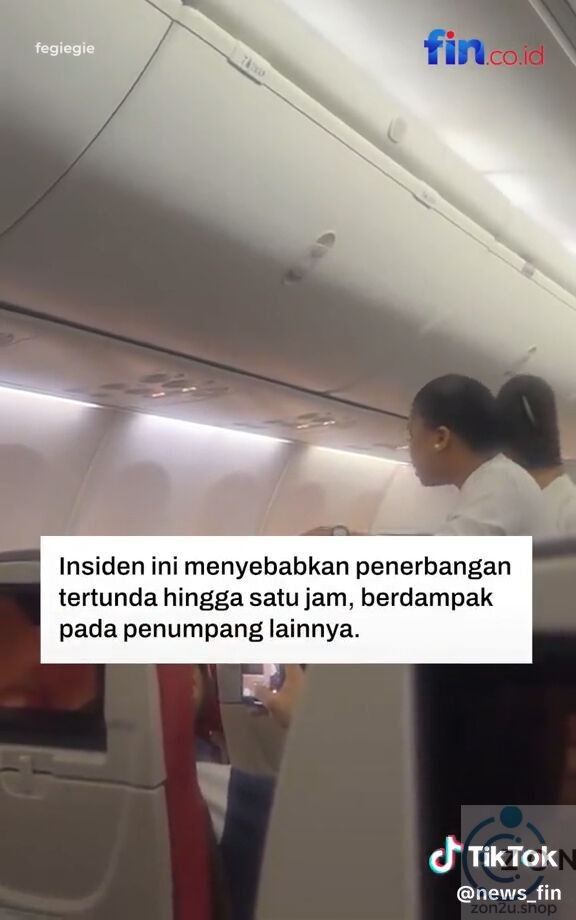 Wanita Dihalau Dari Pesawat Kerana Membantah Pemakaian Tali Pinggang Keselamatan