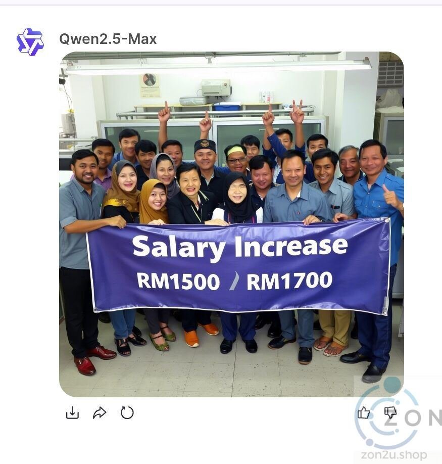 Gaji Minimum Baharu RM1,700 Berkuat Kuasa Hari Ini!