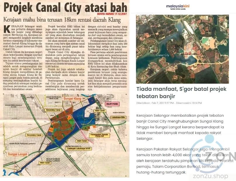 Banjir Shah Alam & Klang:  Keperluan Projek Mega Tebatan